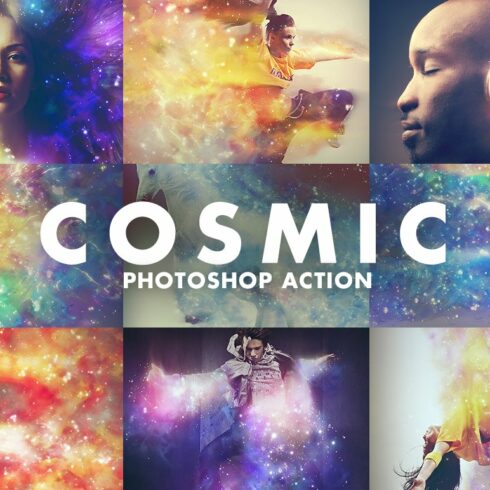 Cosmic Photoshop Actioncover image.