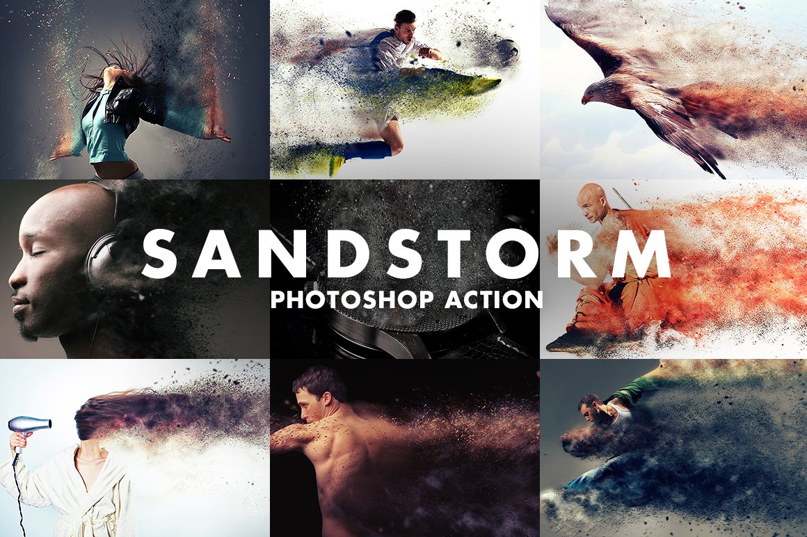 Sandstorm Photoshop Actioncover image.