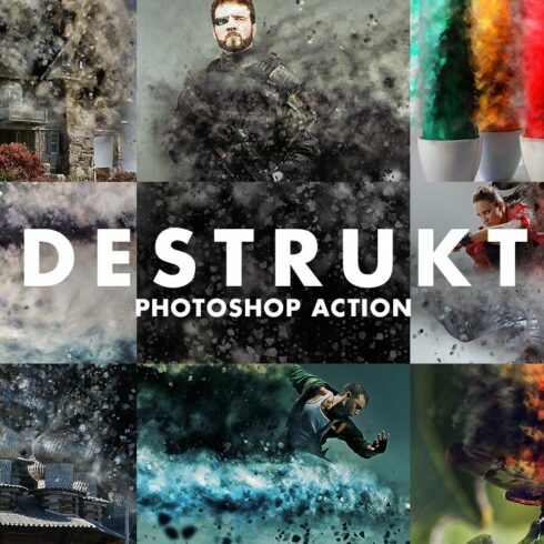 Destrukt Photoshop Actioncover image.