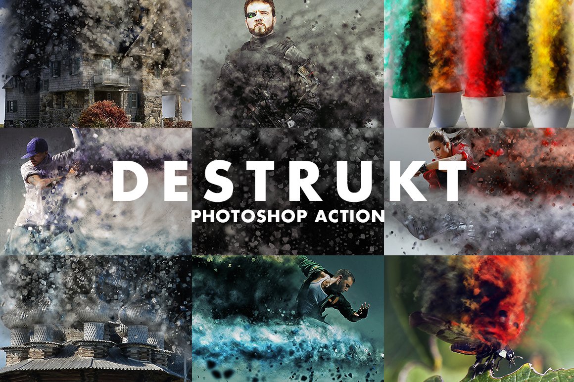 Destrukt Photoshop Actioncover image.