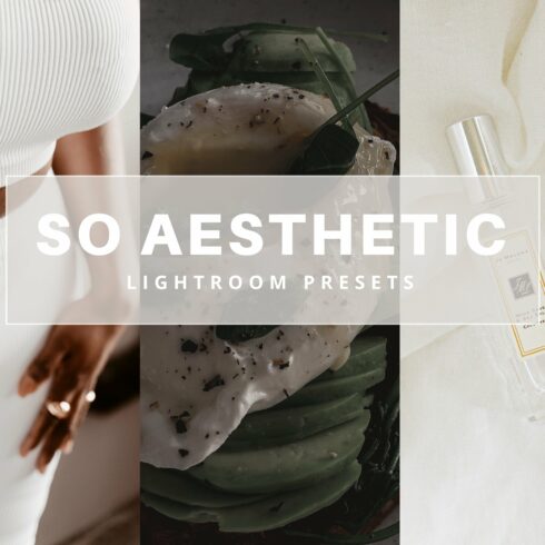 Aesthetic Lightroom Presets Bundlecover image.