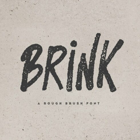 Brink - Brush Font cover image.