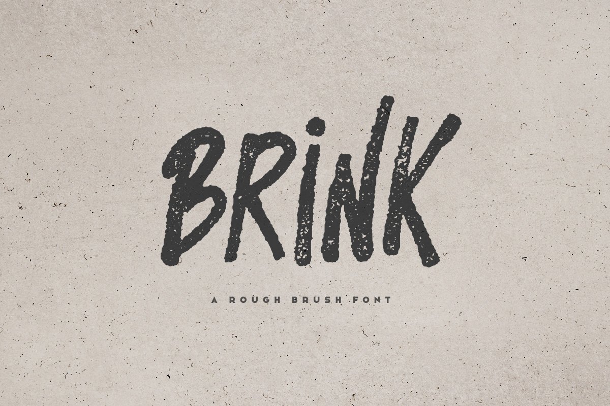 Brink - Brush Font cover image.