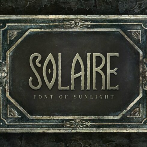 Solaire Typeface cover image.