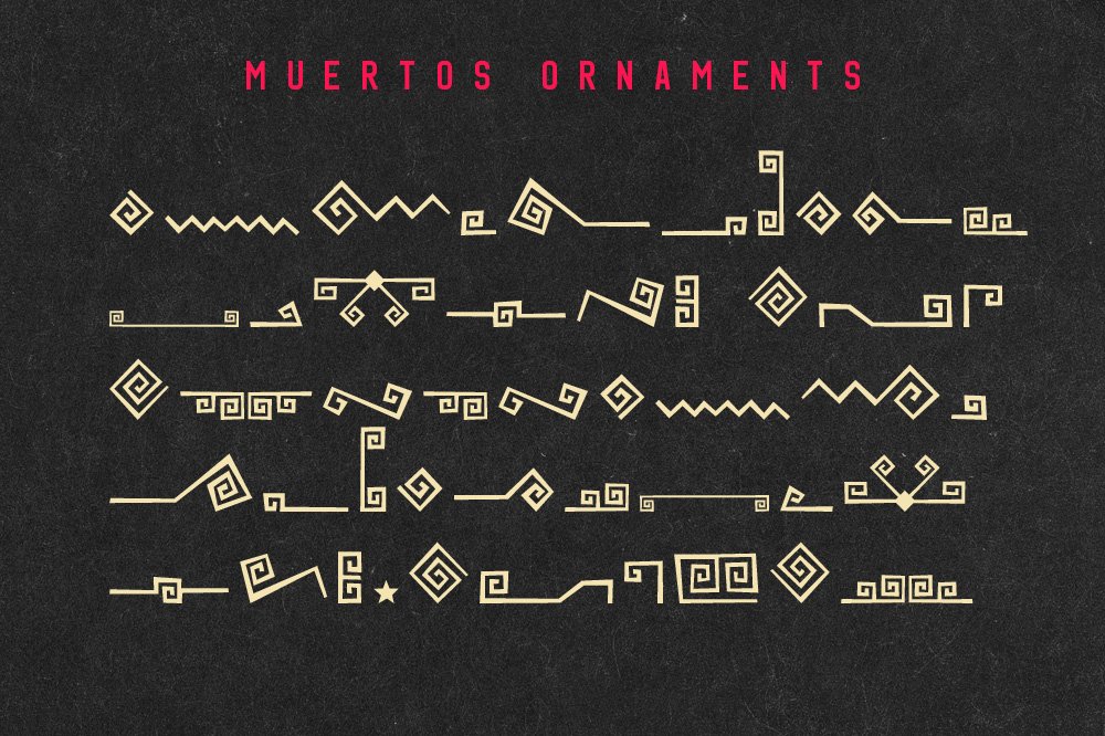 Muertos Typeface preview image.