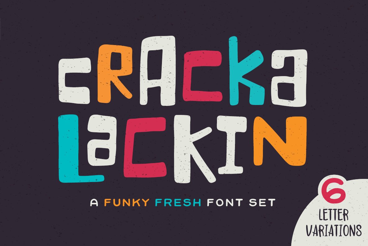 Crackalackin Font Set cover image.