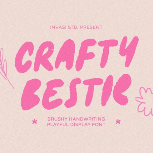 Crafty Bestie - Playful Brush cover image.