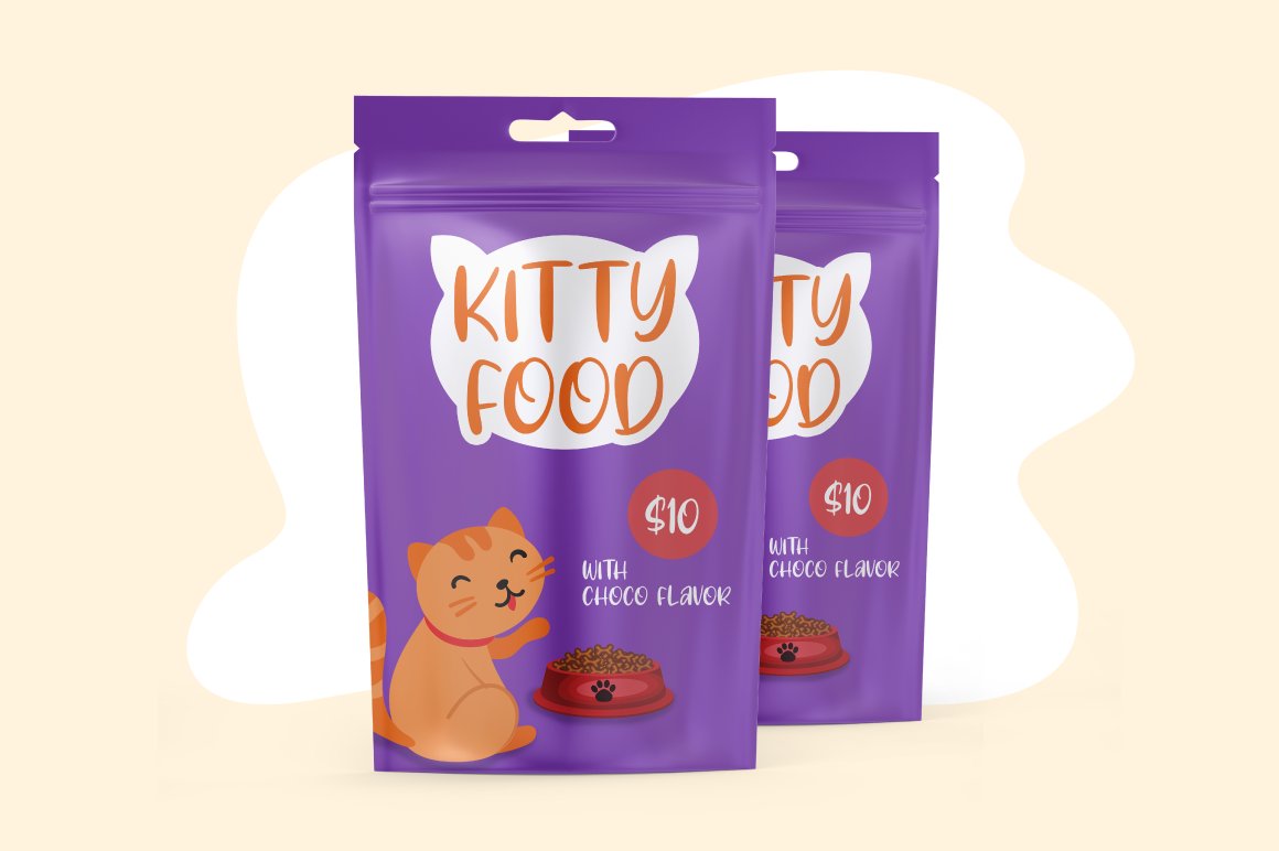 craftype display font cat food 999