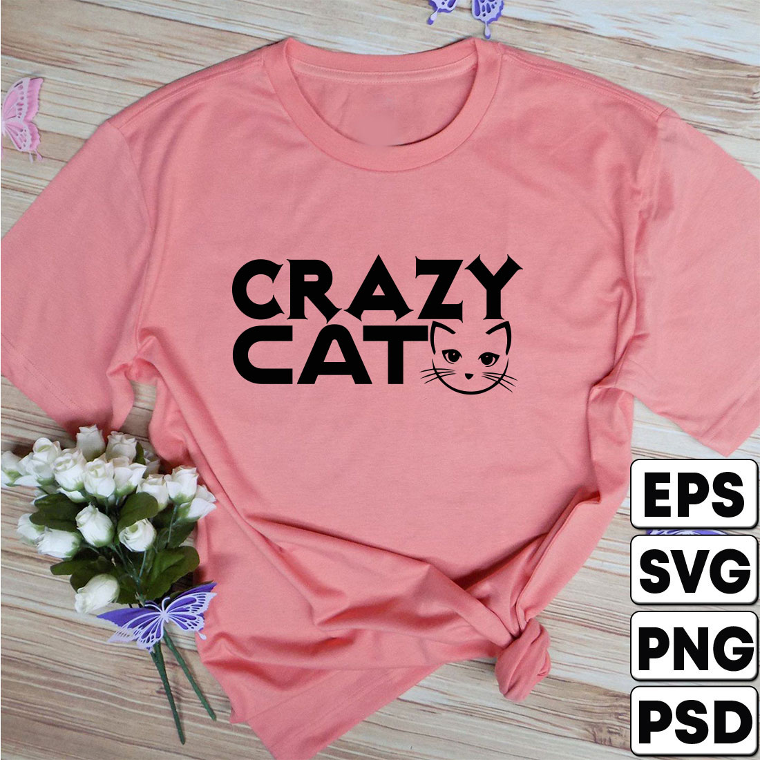 Crazy cat - MasterBundles