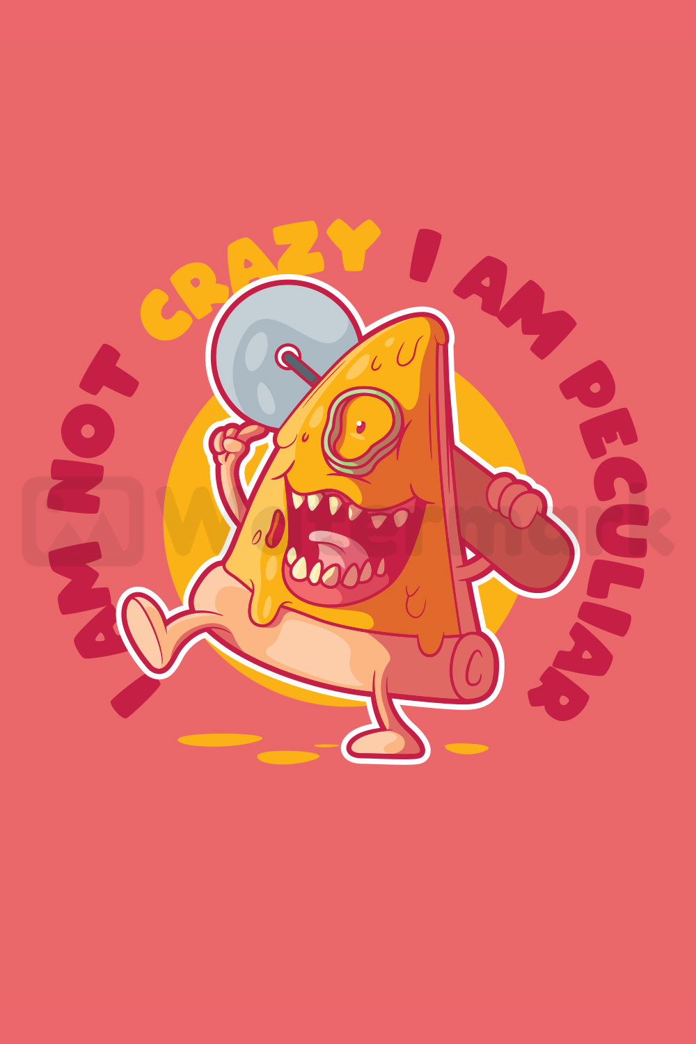 Crazy Pizza! pinterest preview image.