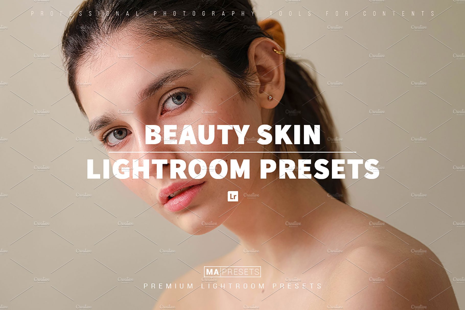 10 BEAUTY SKIN Lightroom Presetscover image.