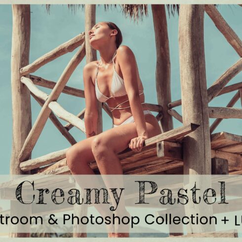 Creamy Pastel Photoshop Actions LUTscover image.