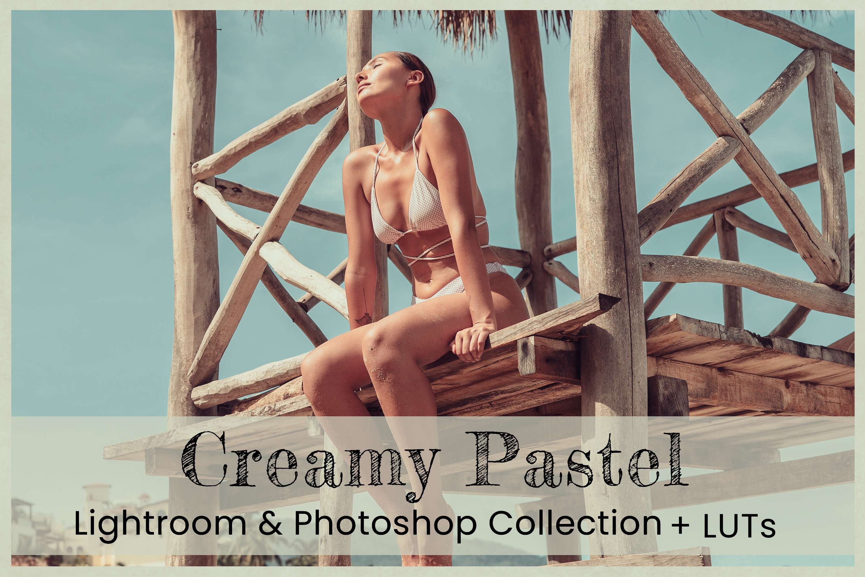 Creamy Pastel Photoshop Actions LUTscover image.