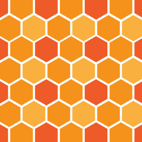 Honeycomb wallpaper background design cover image.