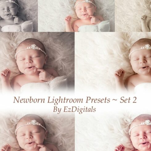 10 Newborn Lightroom Presetscover image.