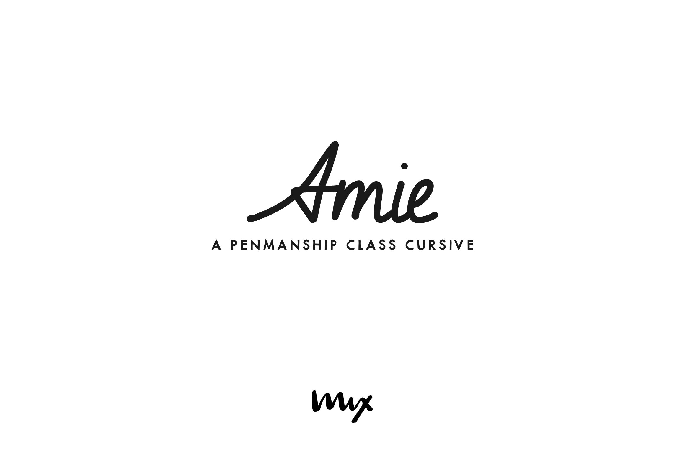 Amie — A Penmanship Class Cursive cover image.