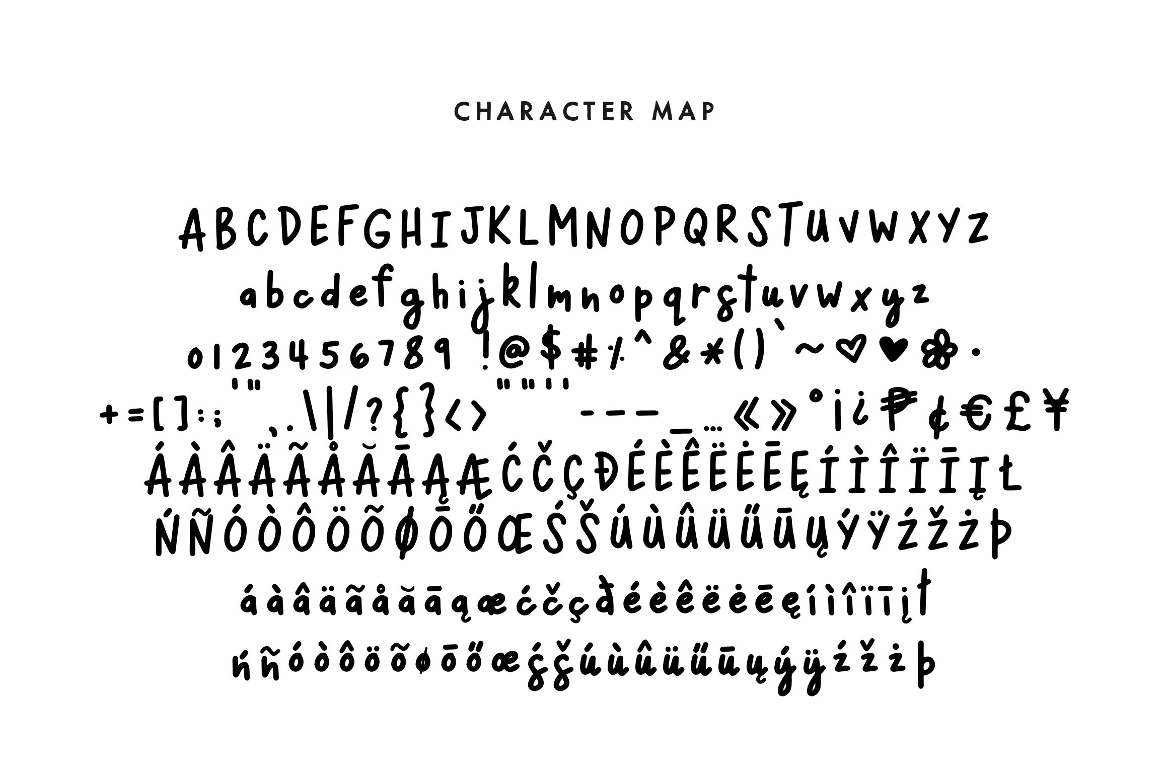 Before — A Handwritten Monoline Font preview image.