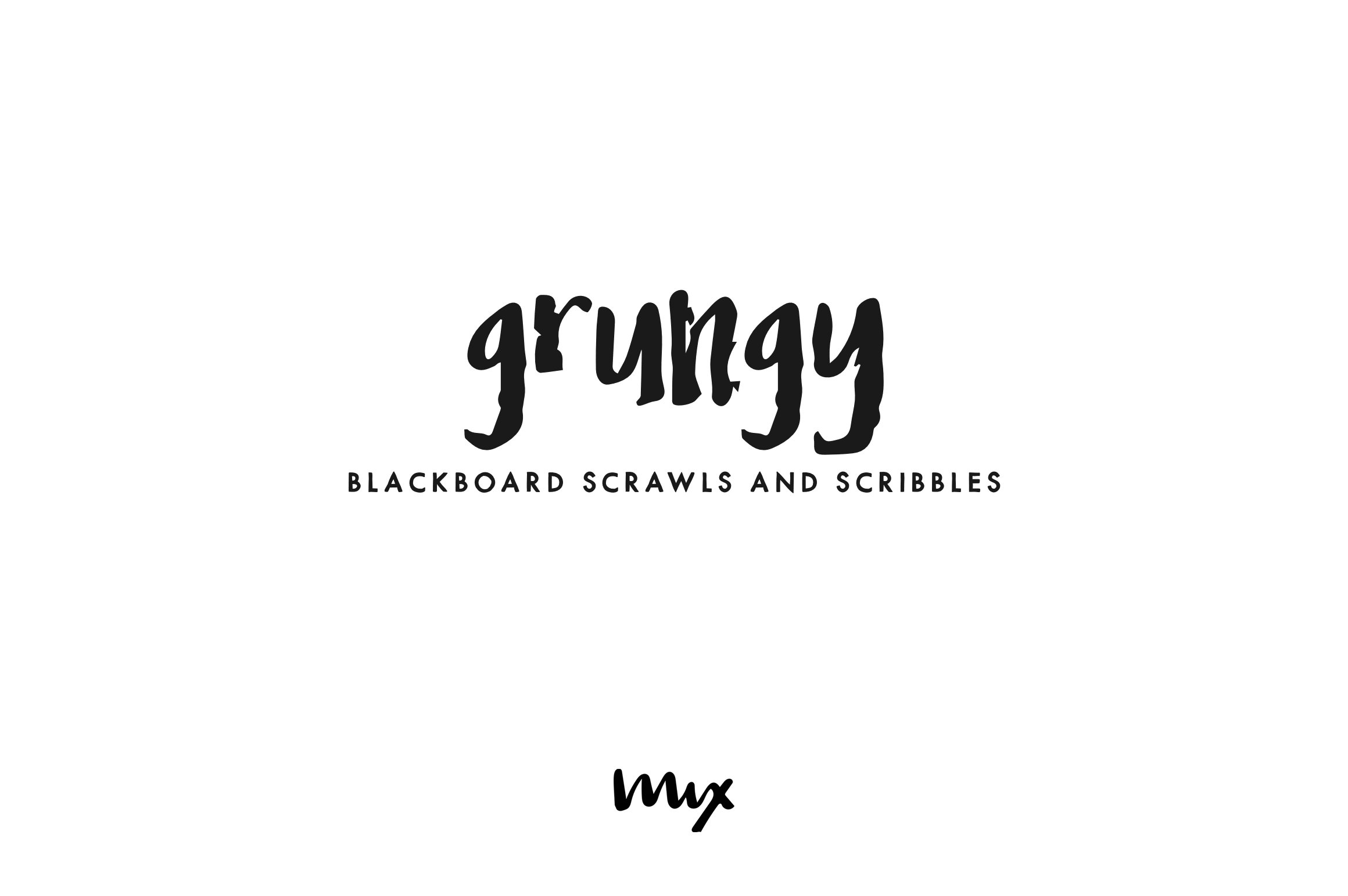 Grungy — Blackboard Scribbles cover image.