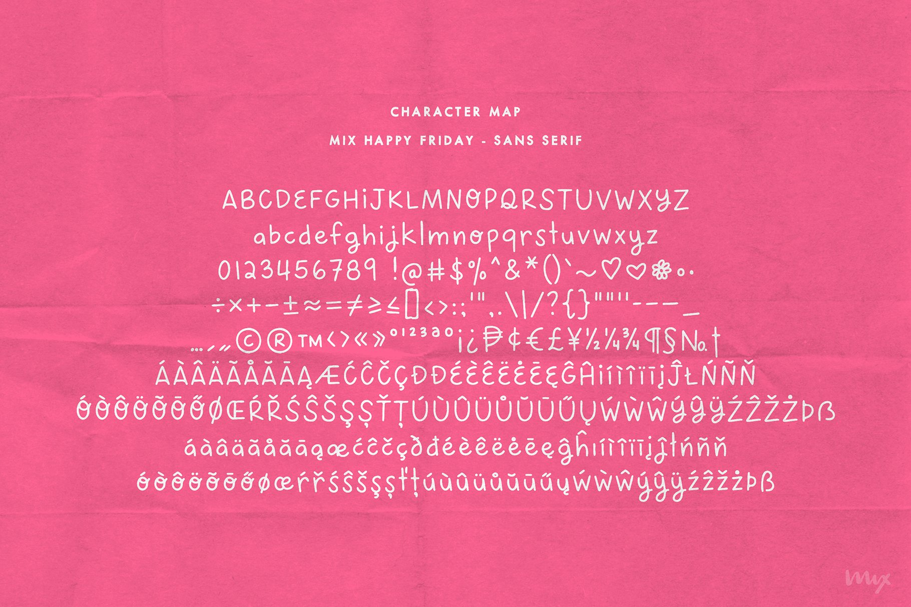 Happy Friday — A Font Pair preview image.