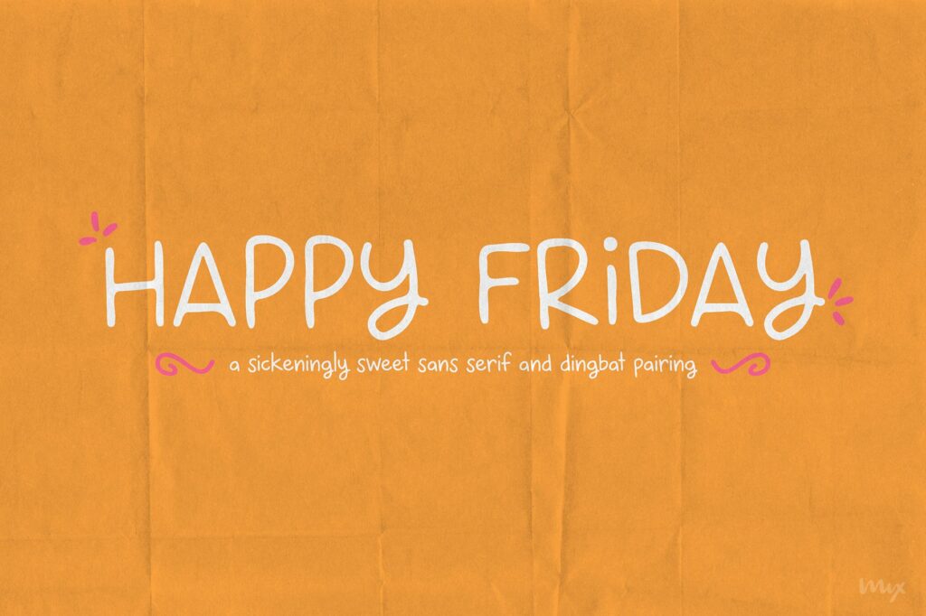 Happy Friday — A Font Pair – MasterBundles