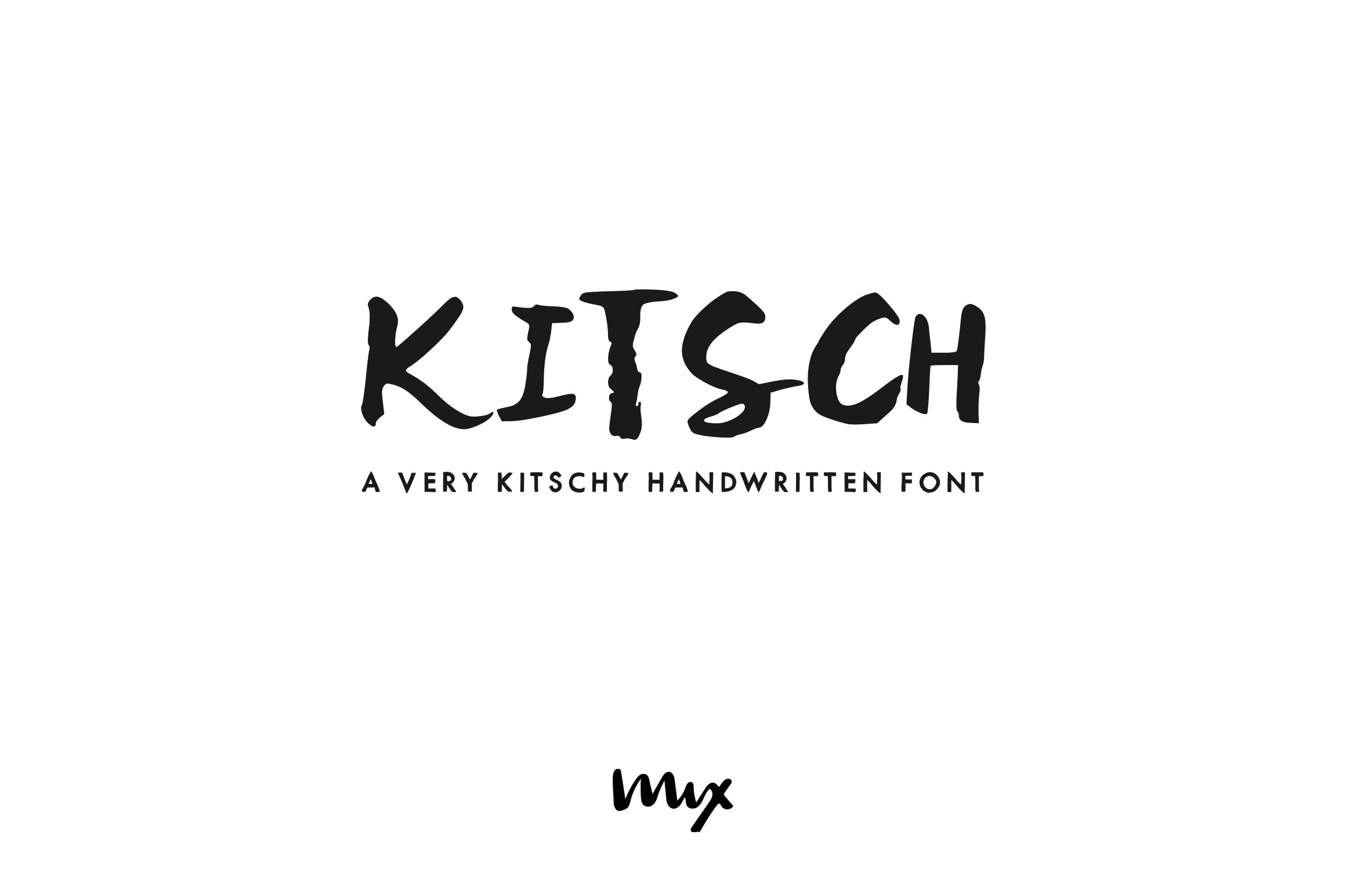 Kitsch — A Kitschy Handwritten Font cover image.