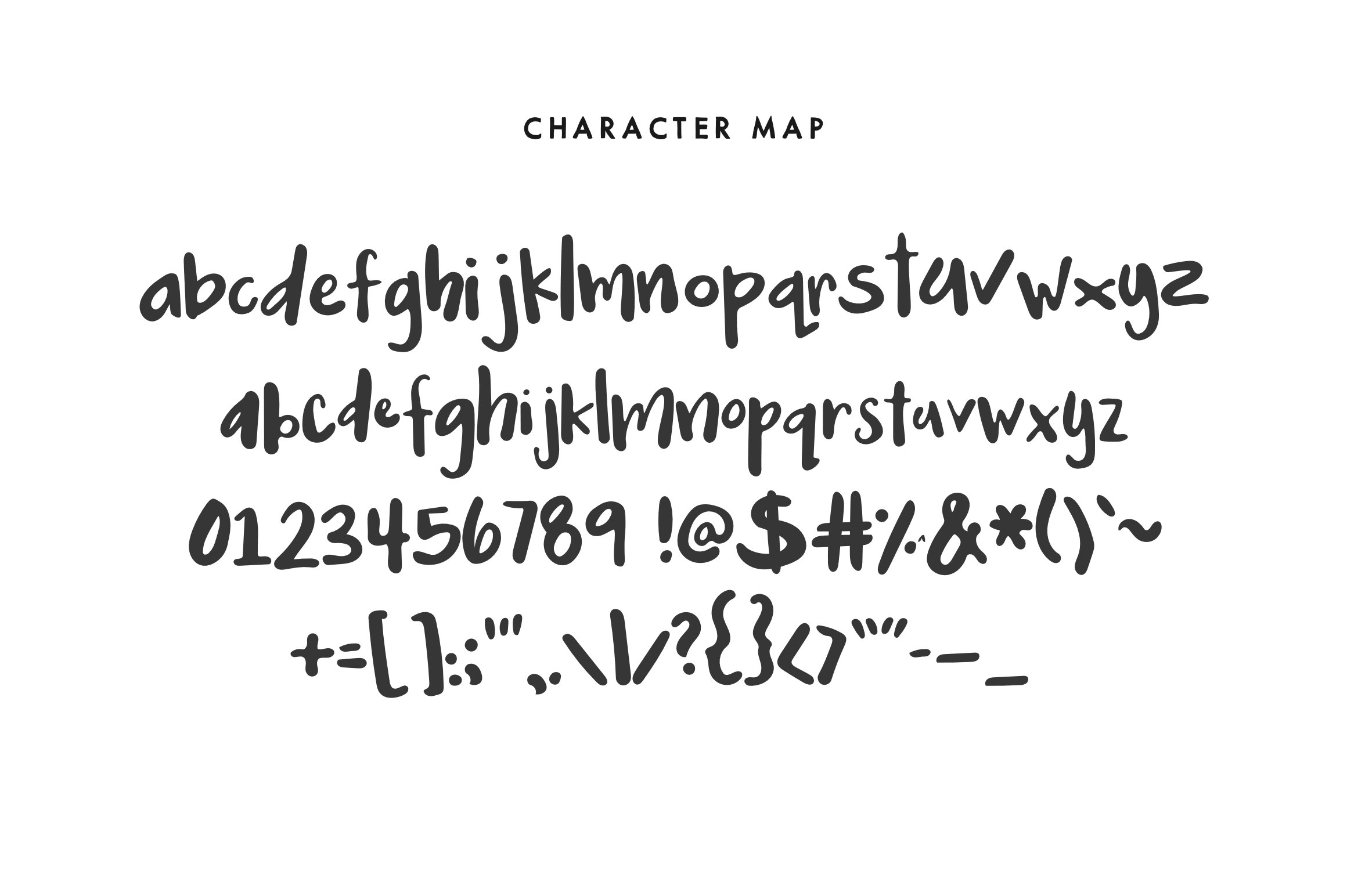 Klunker - A Handwritten Font preview image.