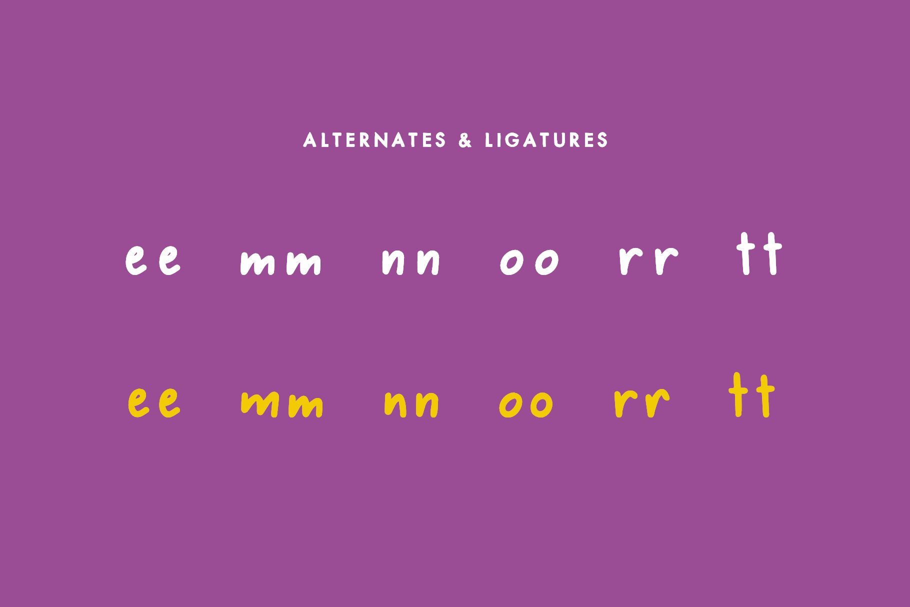 creative market mix basic ligatures 427