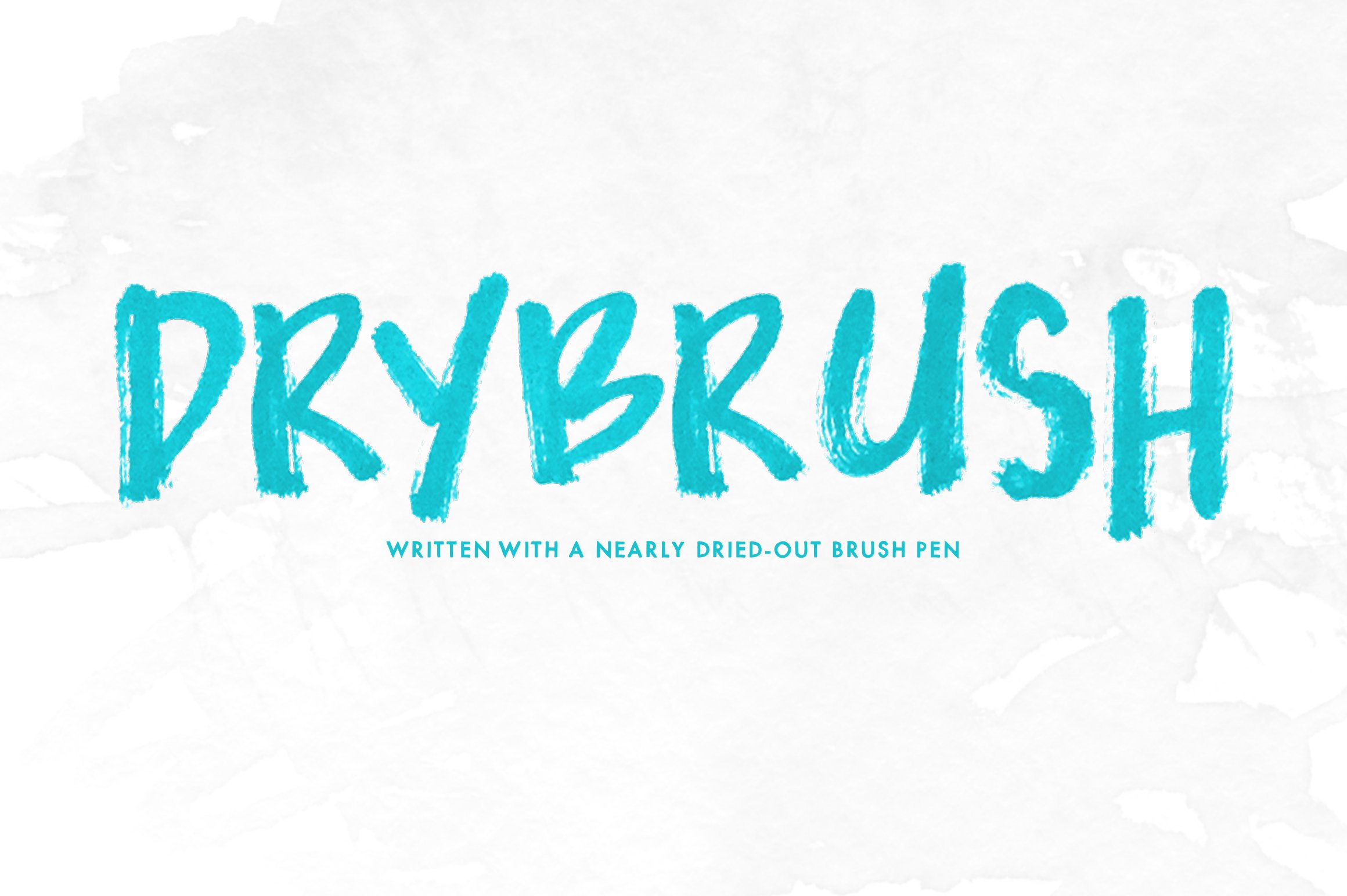 Drybrush — OpenType SVG Font Trio cover image.