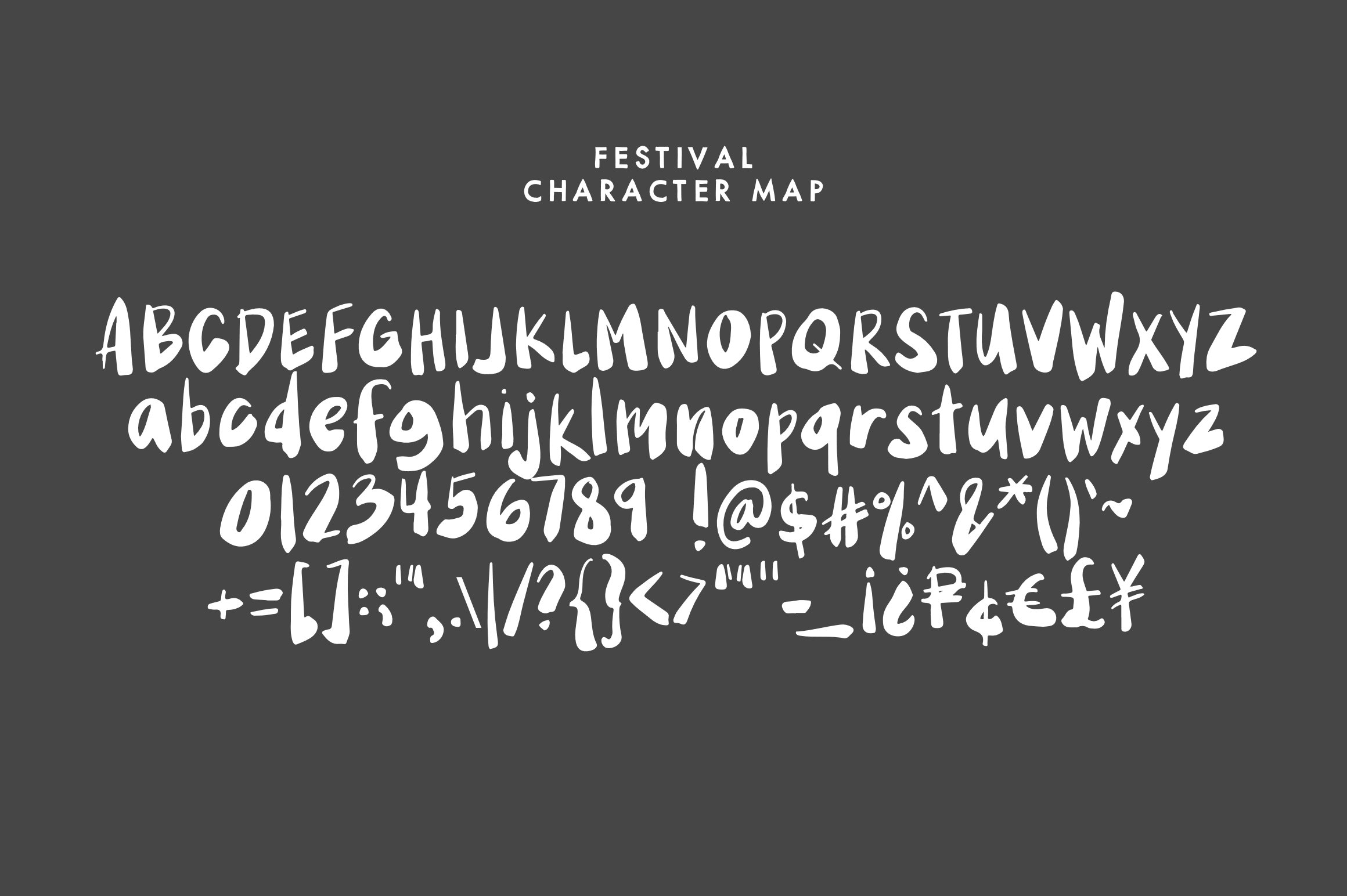 Festival — A Handwritten Font Duo preview image.