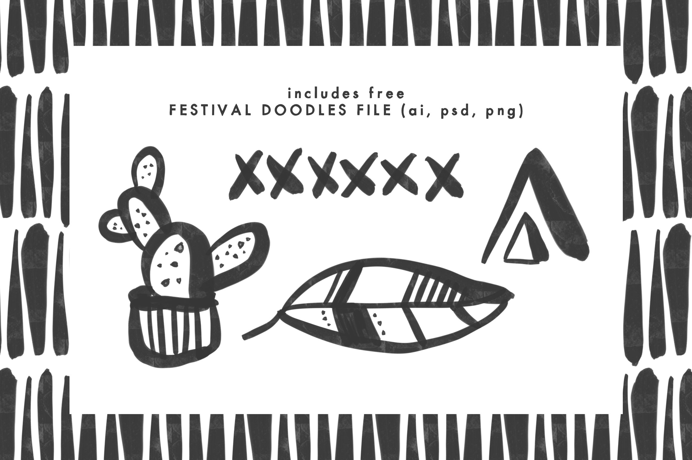 creative market mix festival doodles 726