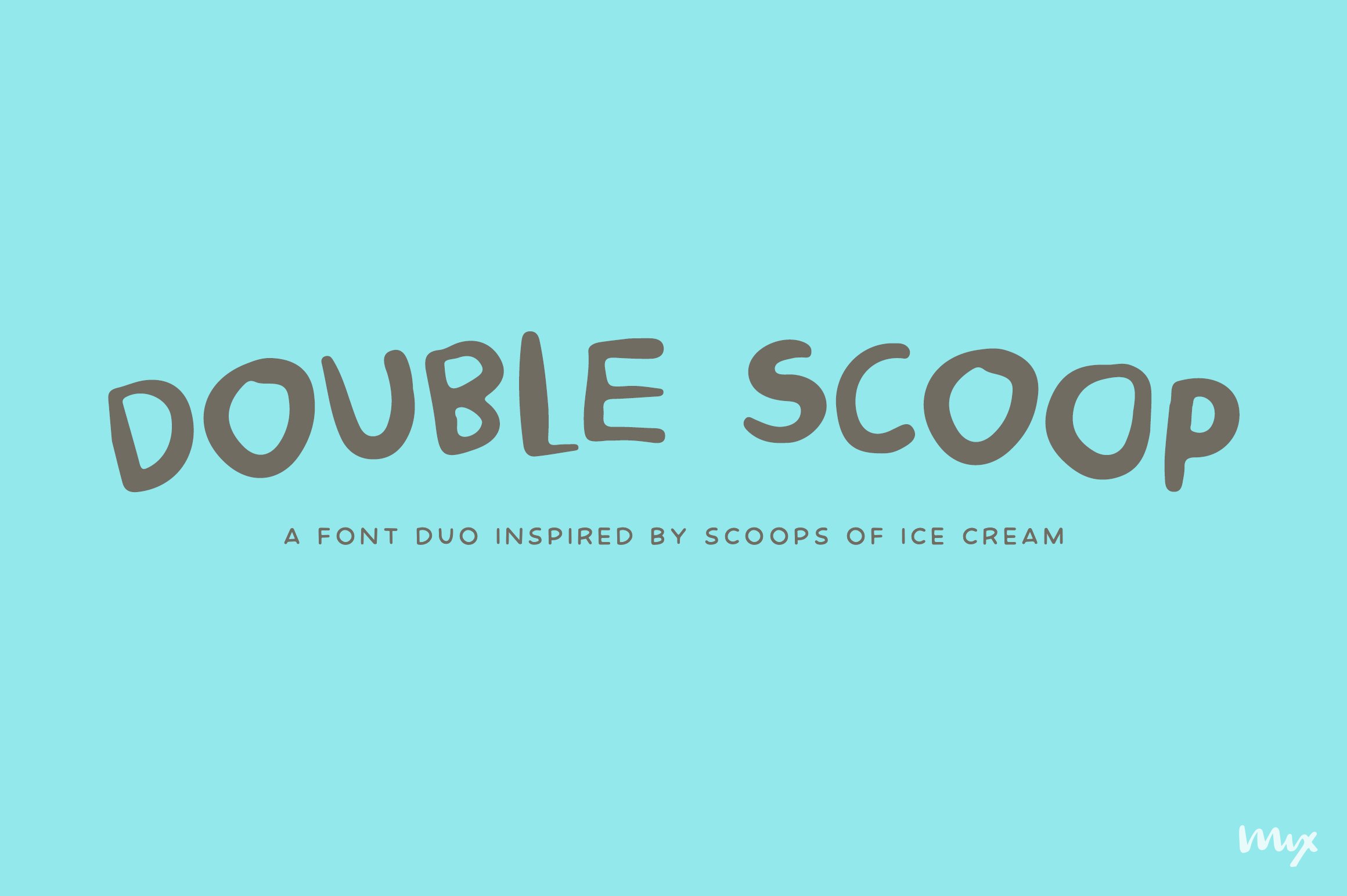 Double Scoop — A Font Duo cover image.