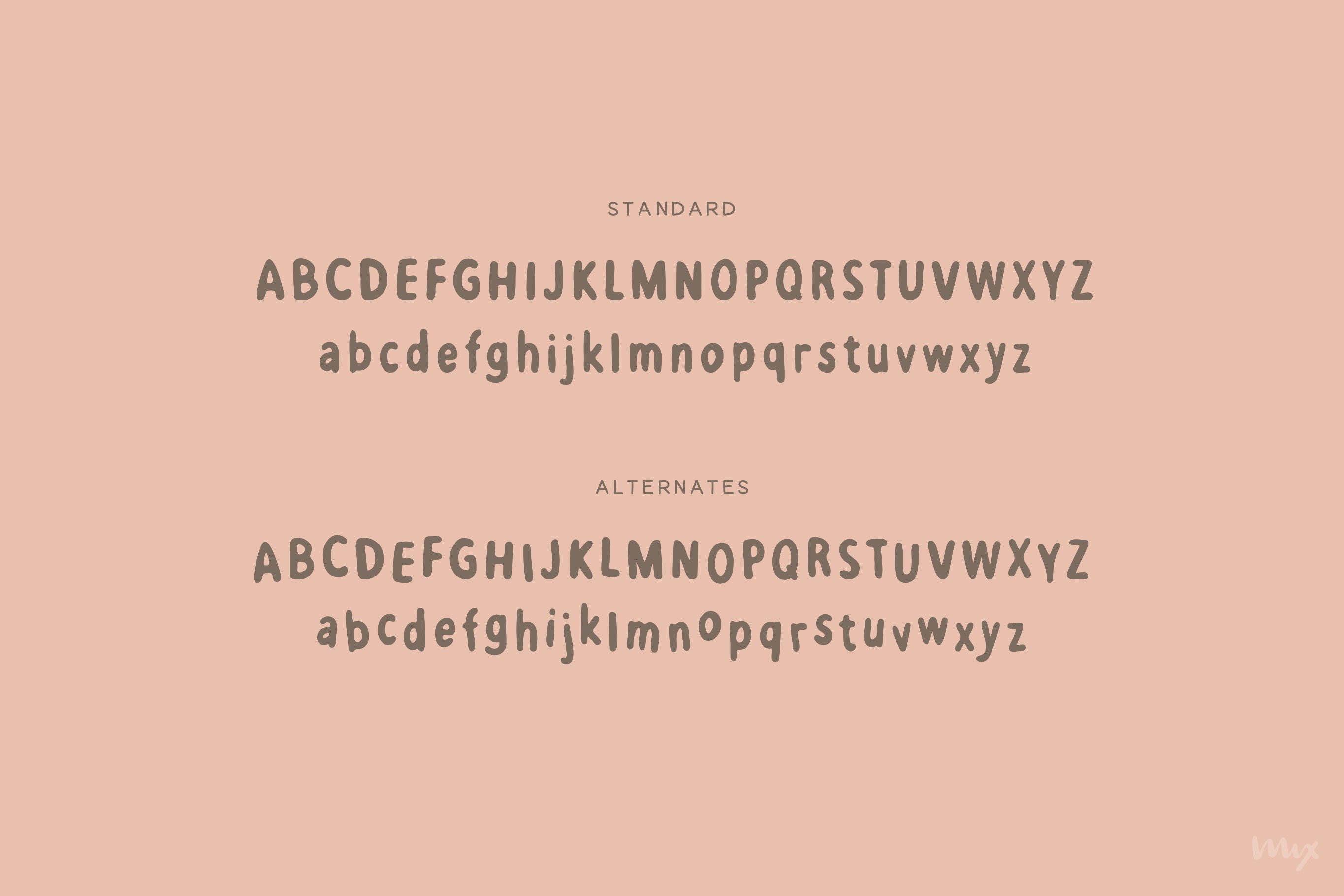 Lazy Letters — Bedhead Handwriting preview image.