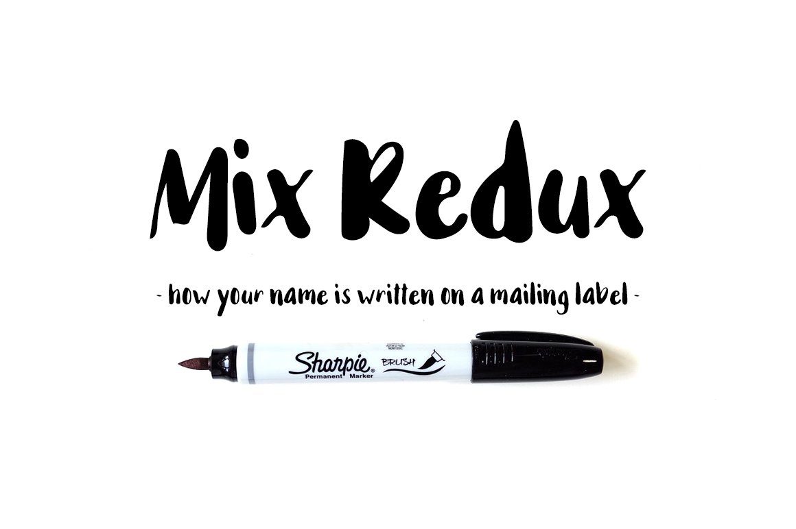 Redux — A Handwritten Font cover image.