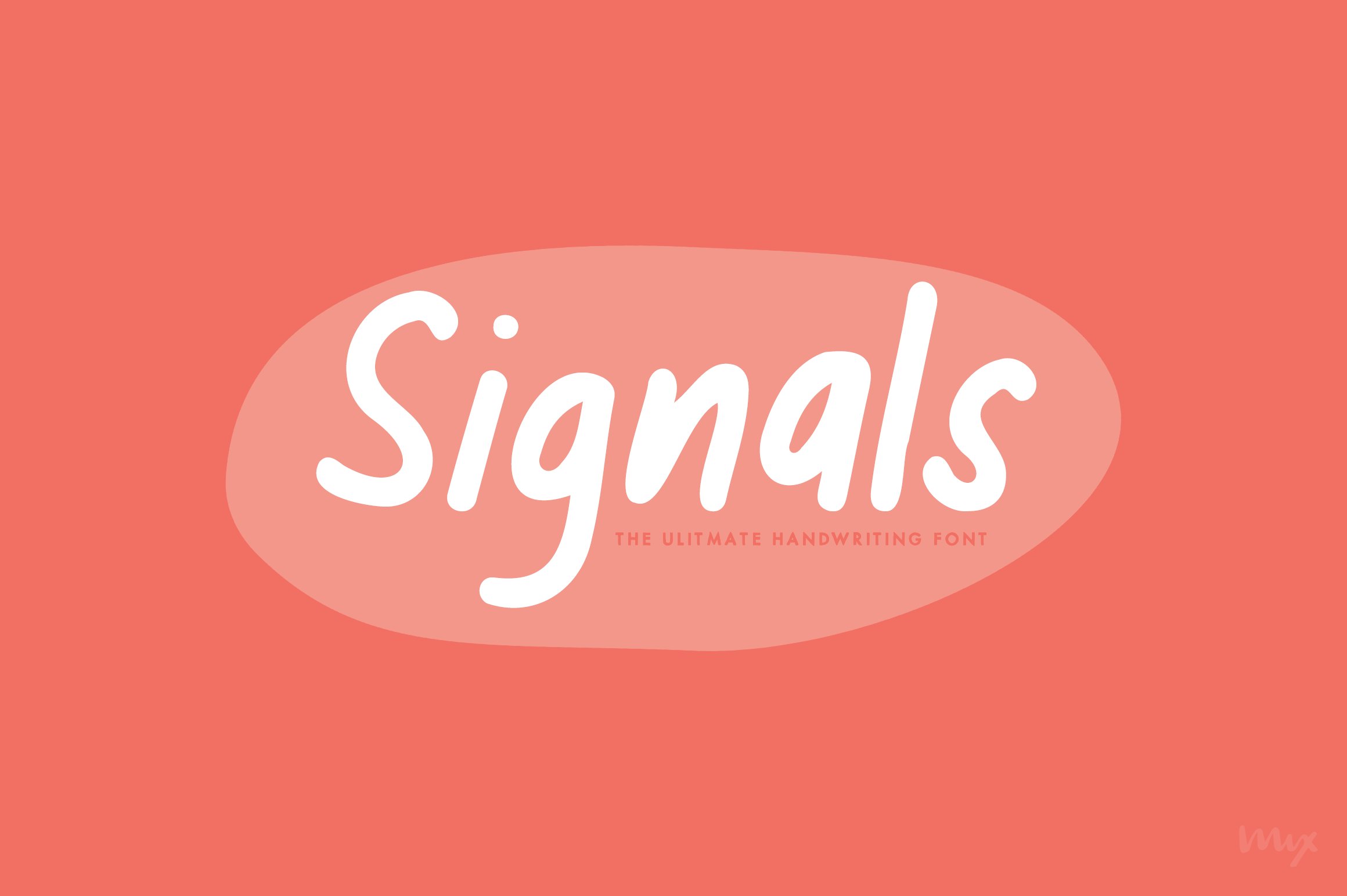 Signals - The Best Handwriting Font cover image.