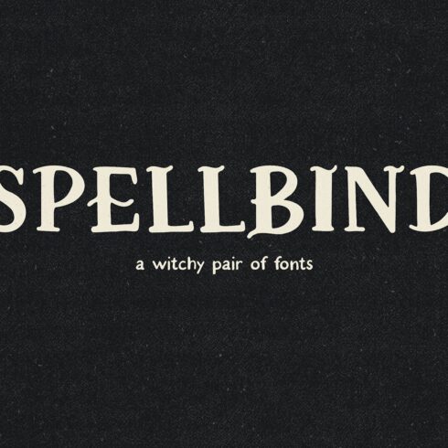 Spellbind — A Witchy Font Paircover image.