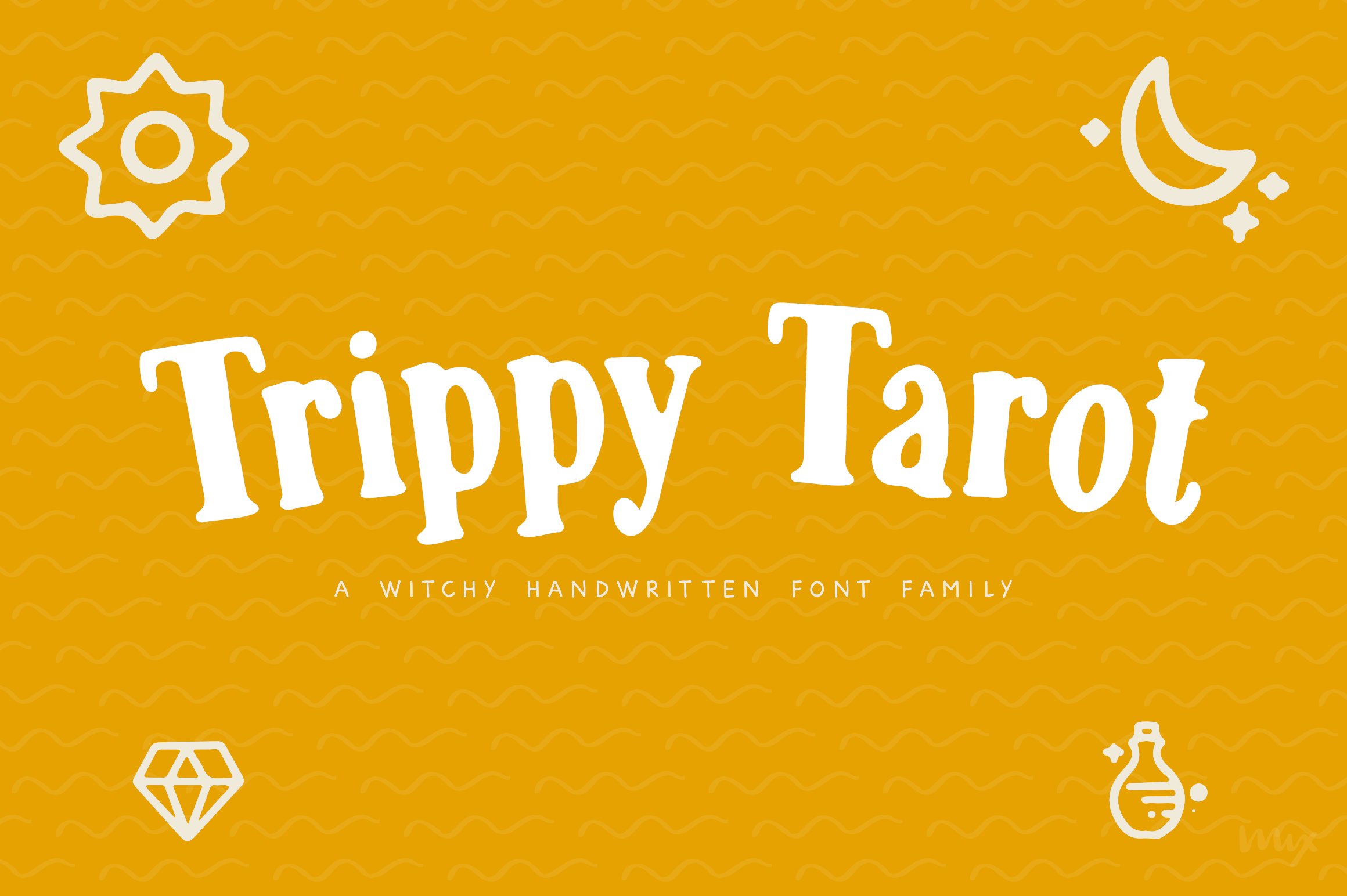 Trippy Tarot (3-Piece Font Family) cover image.