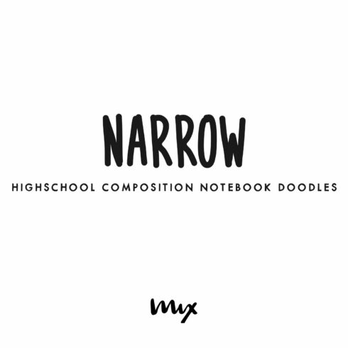 Narrow – A Handwritten Font cover image.