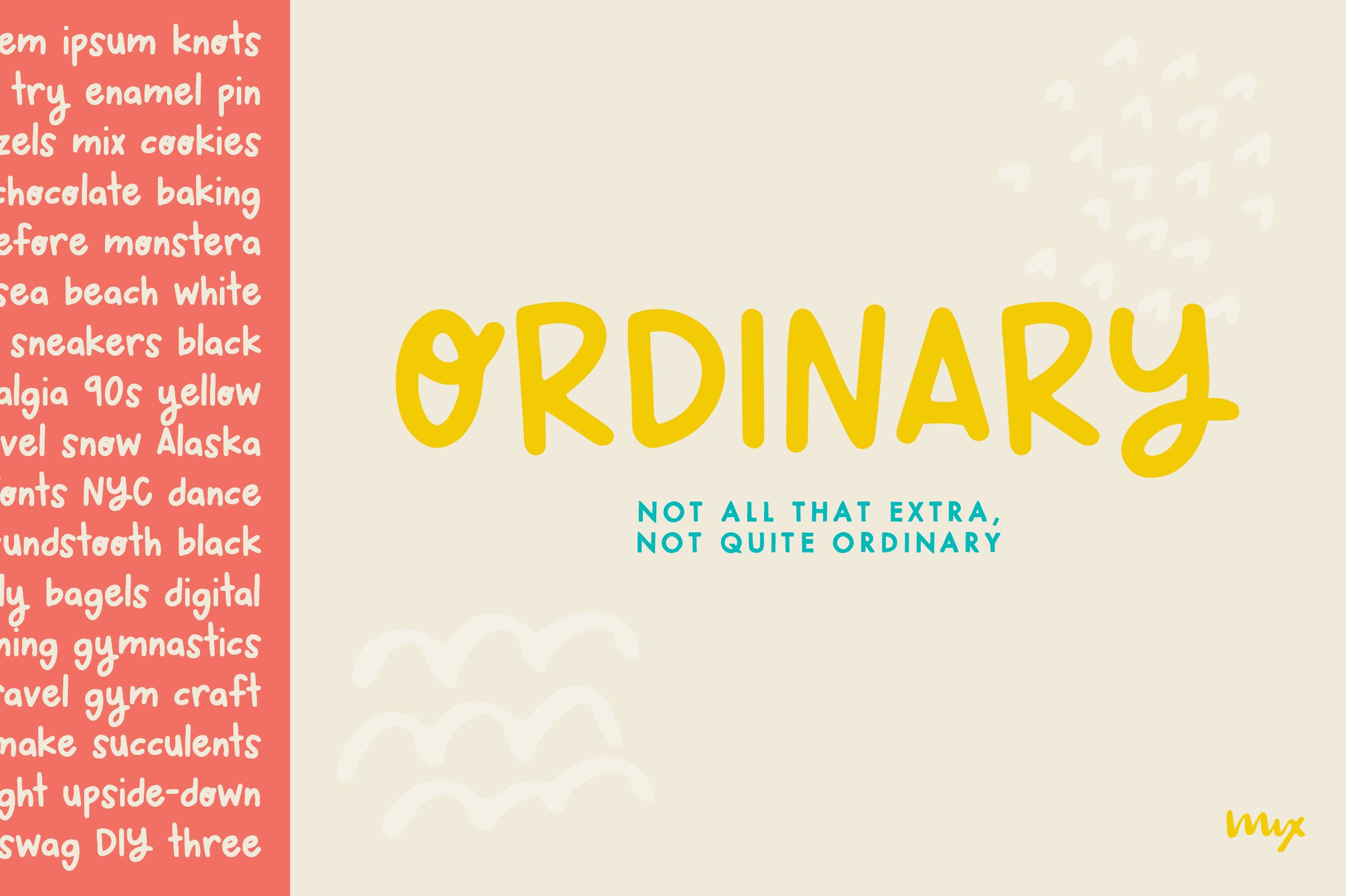 Ordinary — a Handwritten Font cover image.