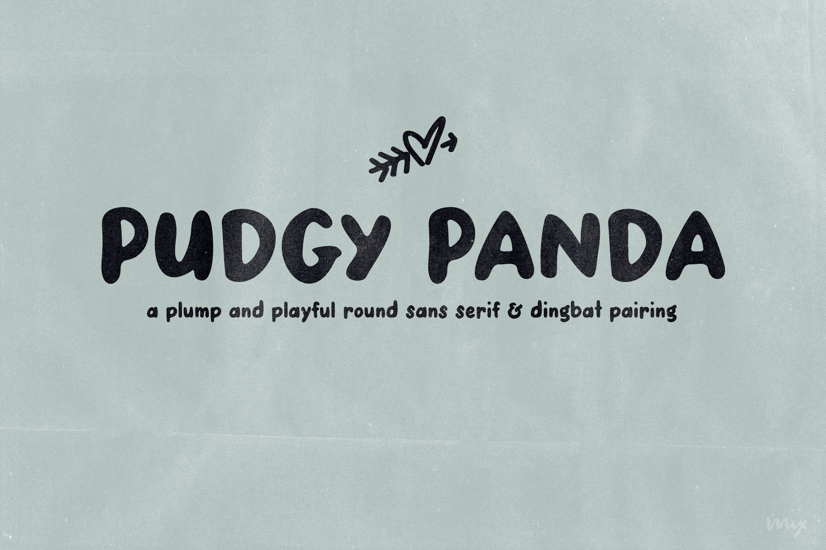 Pudgy Panda — A Sans & Dingbat Pair cover image.