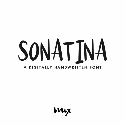 Sonatina — A Handwritten Font cover image.