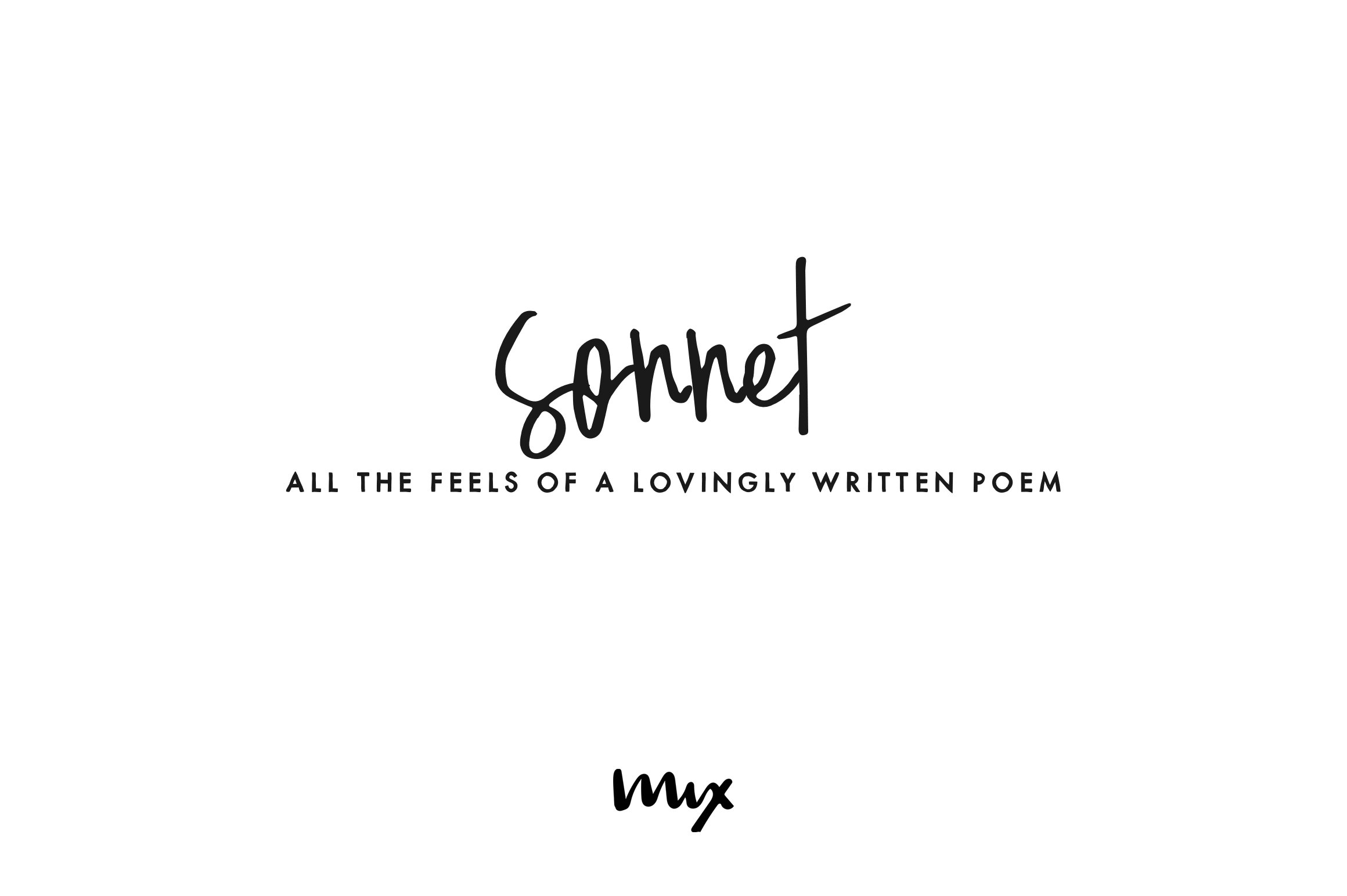 Sonnet — A Handwritten Semi-Script cover image.