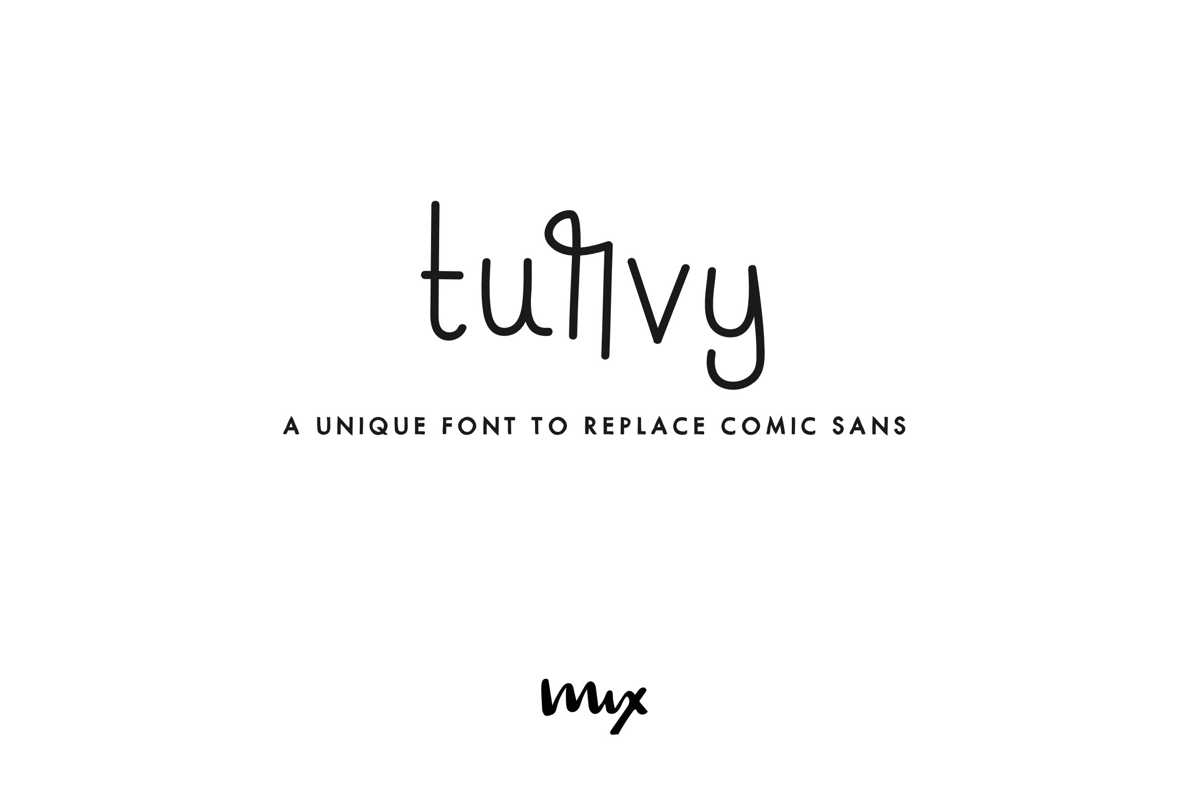 Turvy — A Comic Sans Replacement cover image.