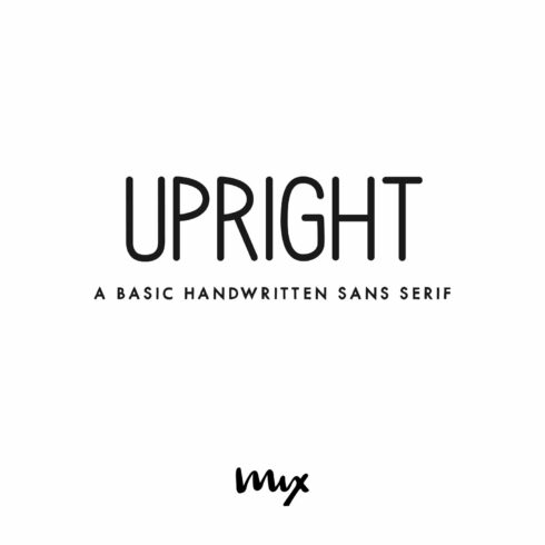 Upright — A Sans Serif Font Family cover image.