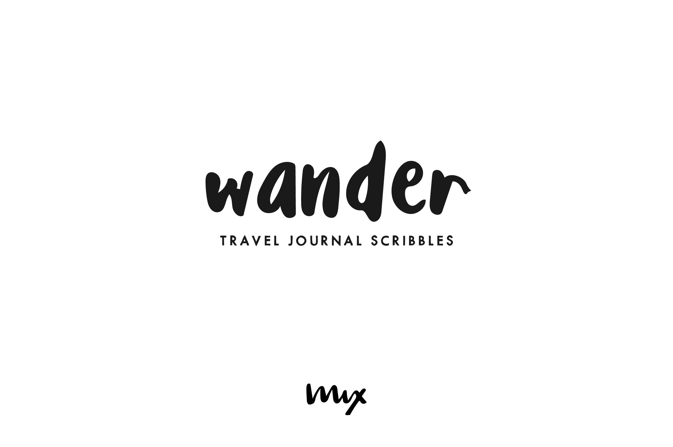 Wander — A Handwritten Font cover image.