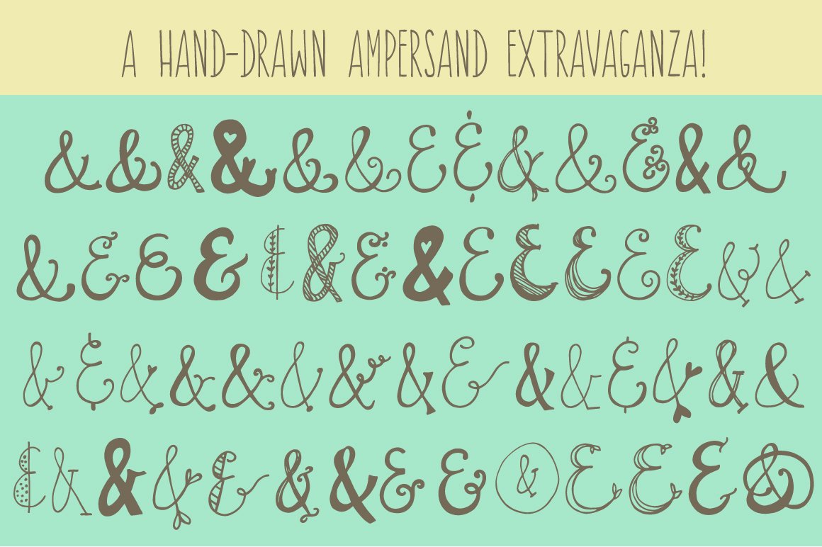 Quirky Sands- An Ampersand Font preview image.