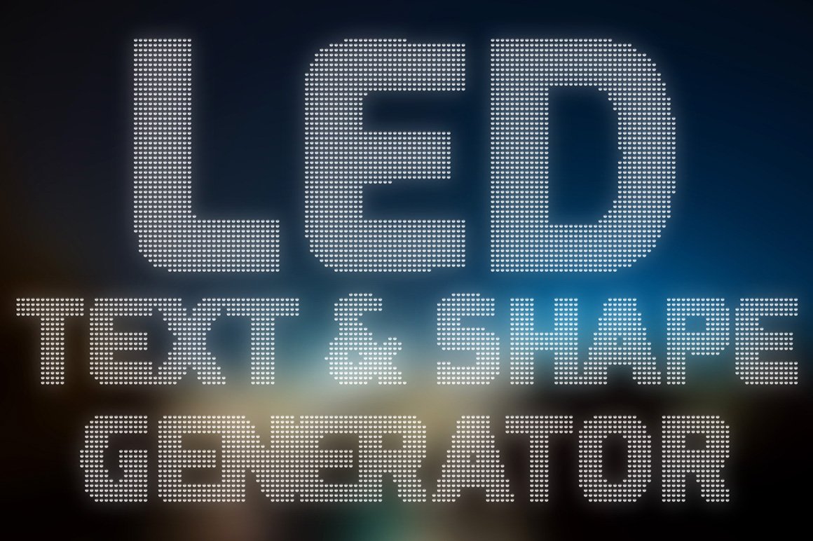 Led Text & Shape Creatorcover image.