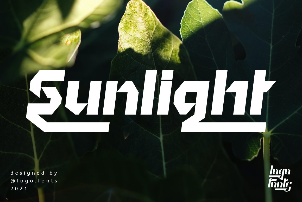 Sunlight Modern Font cover image.