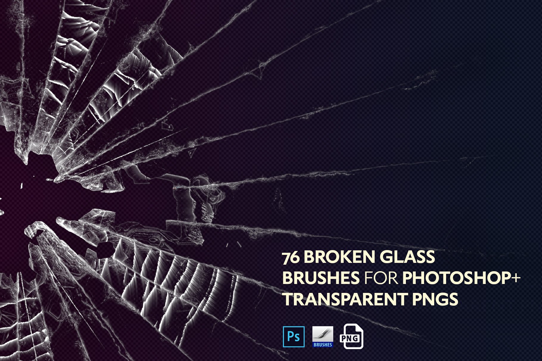creativemarket broken glass brushes preview 04 313