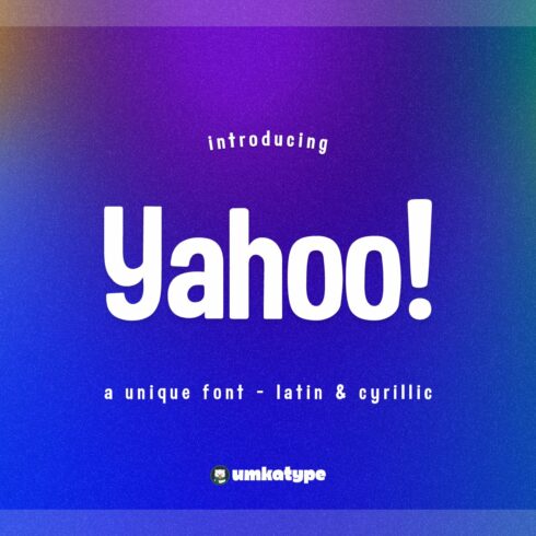 Yahoo Font cover image.