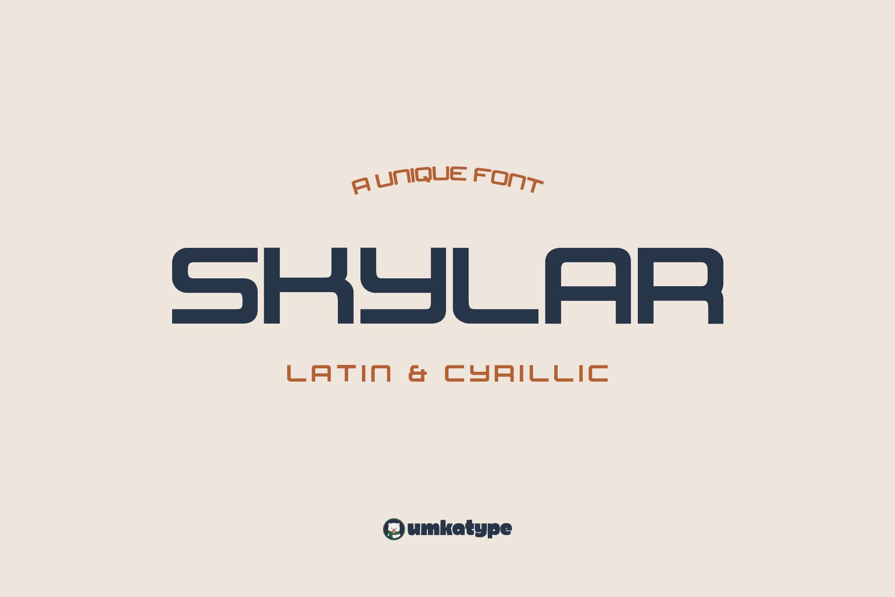 Skylar Multilingual Font cover image.